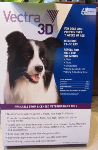 vectra is sold at a veterinarian, New City